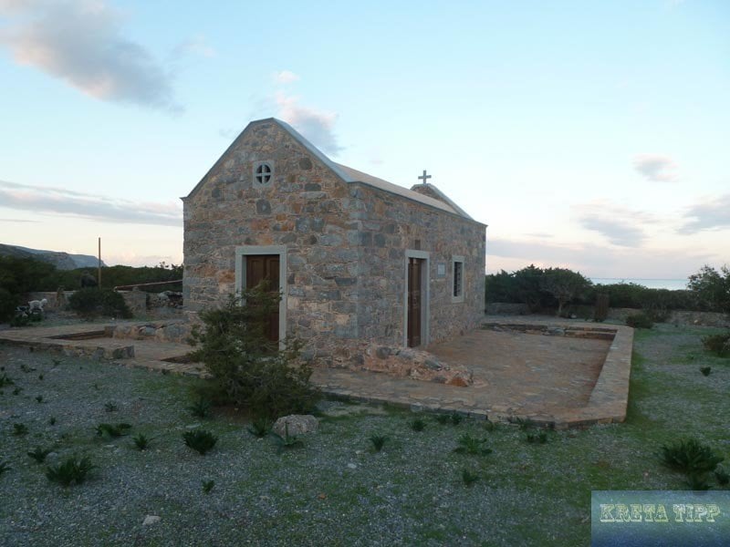 kleine Kirche auf der Halbinsel Spinalonga