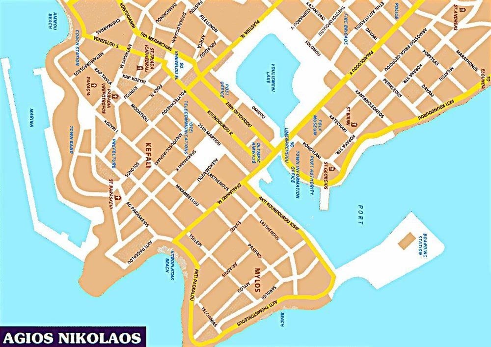 Karte Agios Nikolaos