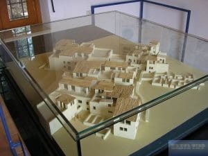 Modell Häuser altes Malia