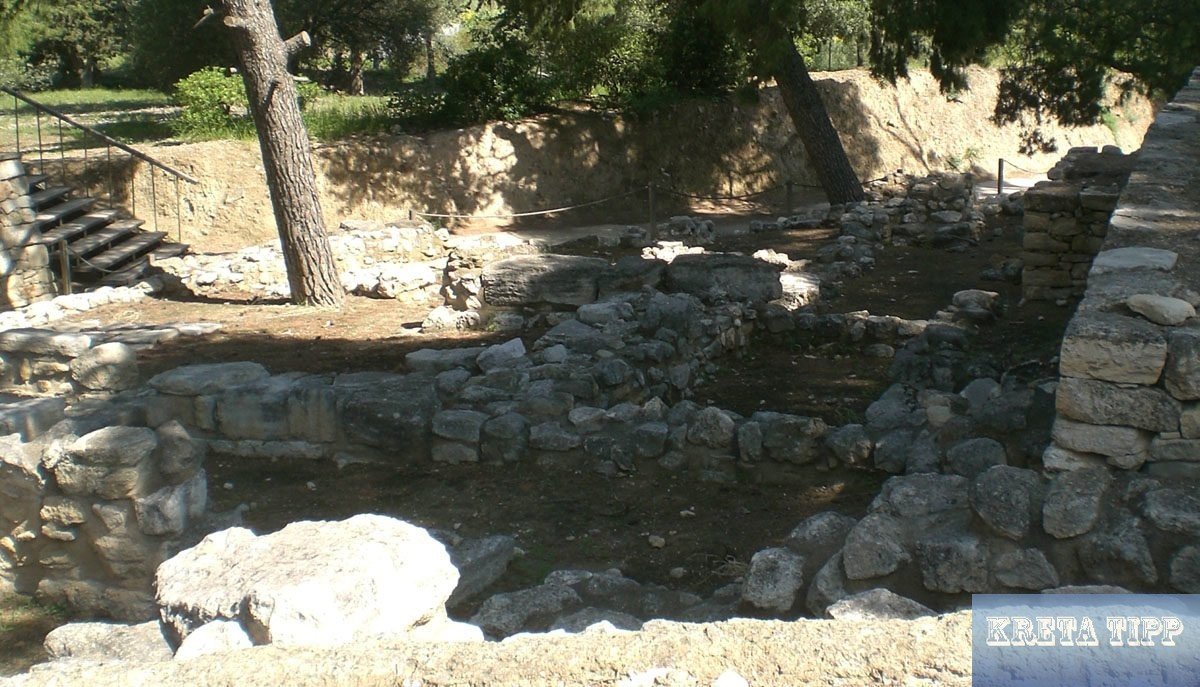 Überreste der Siedlungen von Knossos