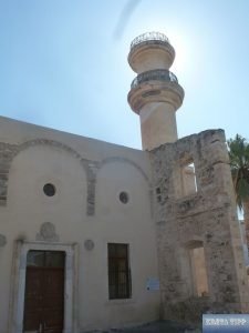 Gebetsturm der ehemaligen Moschee