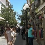 Fußgänger-Einkaufstrasse in Agios Nikolaos