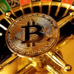 Roulette Rad mit Bitcoin. Krypto Casino