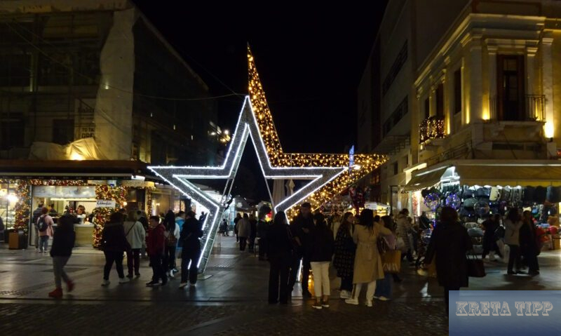 Iraklion an Weihnachten