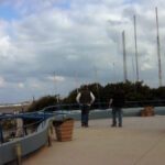 Zerstörungen von Küstenfronten auf Kreta durch starke Winde und das Meer 46 Gouves