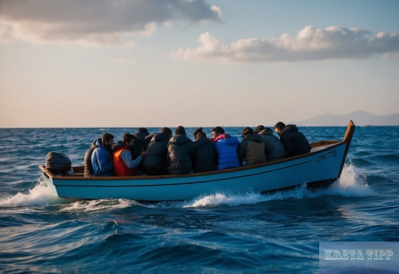Kleines Boot vor Kreta