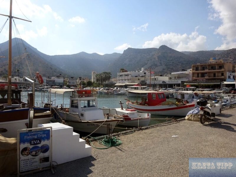 Elounda Hafen