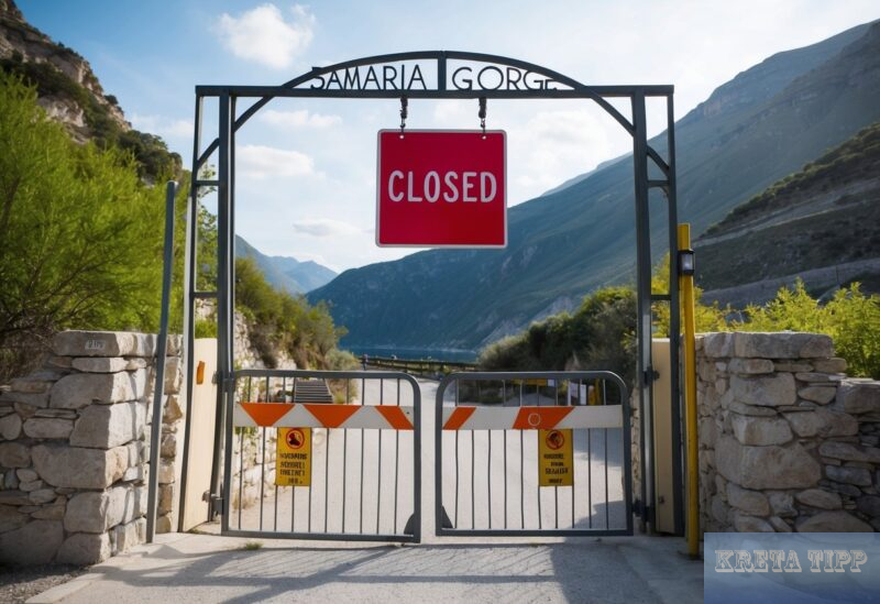 samaria gorge closed