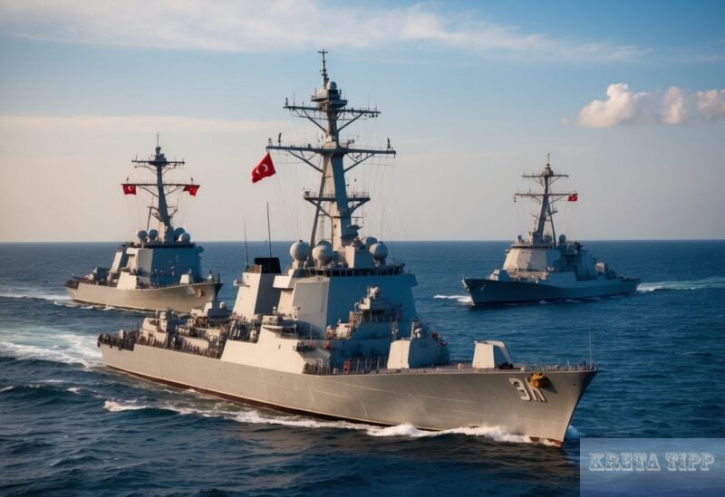 Türkische Kriegsschiffe