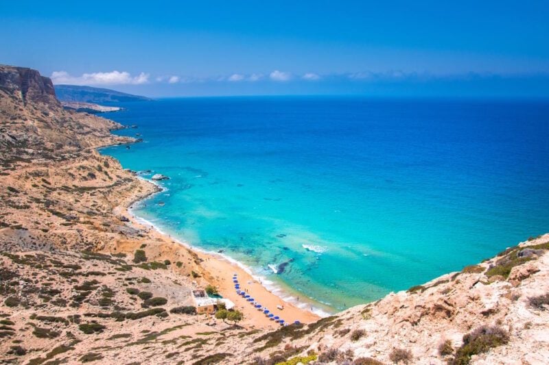 Kokkini ammos Matala