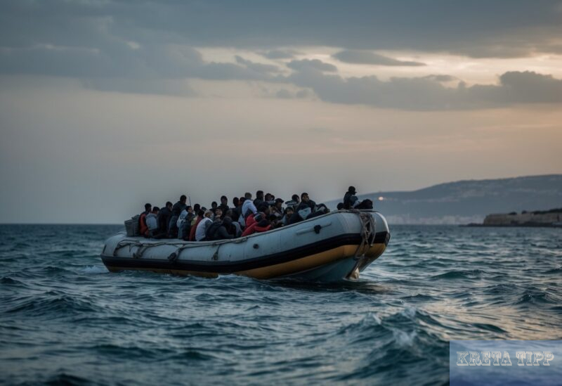 Migranten Schlauchboot