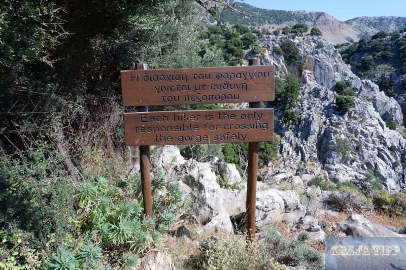 Über 100 Rettungseinsätze für Touristen auf Kreta pro Jahr 2 Roza-Schlucht