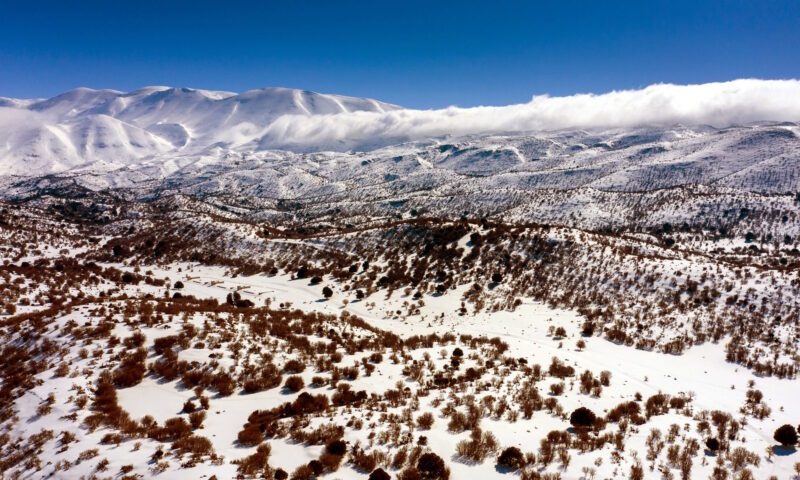 Starkes Winterwetter hält Kreta bis Mittwoch im Griff: Schnee, eisige Temperaturen und Verkehrsbeeinträchtigungen 4 psiloritis snow